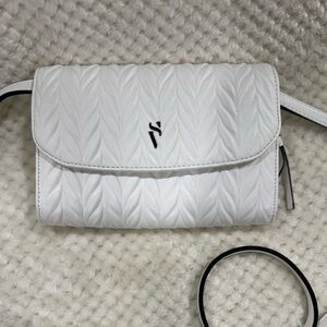White Quilted Crossbody Bag